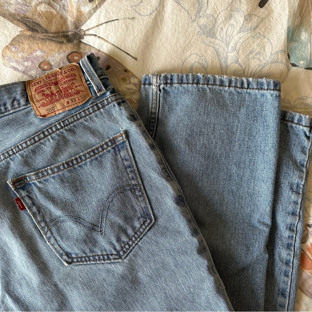 Levi's 550 Vintage Denim Blue Jeans